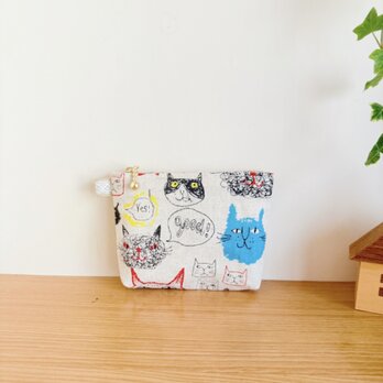 ミニポーチ（猫ちゃん）