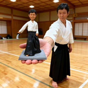 写真から作るオーダーメイド 武道 フィギュア｜剣道好きへの特別なギフトにそっくり似顔人形｜ 記念ギフト・記念品 可愛い