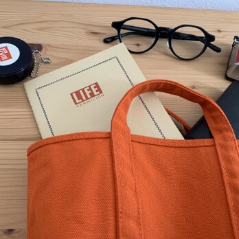 帆布 BASIC TOTE (S) オレンジ