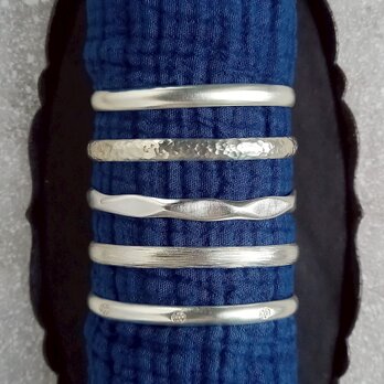 カレンシルバーバングル 6mm / ブレスレットの画像