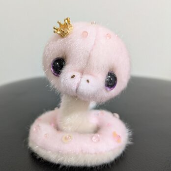 ぬいぐるみ☆ベビさん☆巳☆crown☆ライトピンク