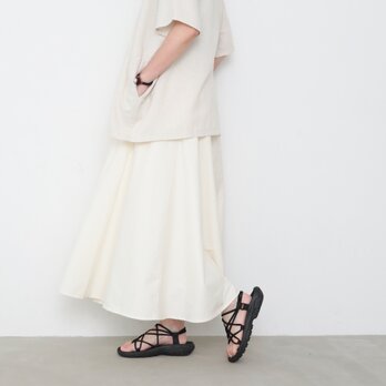 アウトレット　2way FAB skirt / off whiteの画像