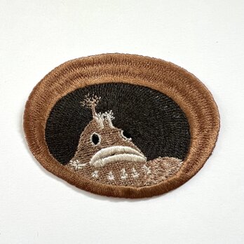 刺繍ワッペン■フサギンポ■水族館