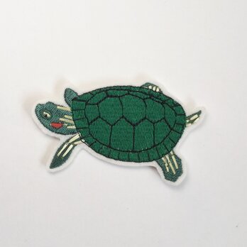刺繍ワッペン■亀■爬虫類