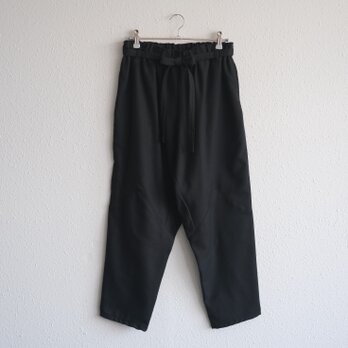 きるもの｜もんぺパンツ｜ウールコットン ブラック［unisex freesize］