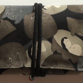 ８３２０　長襦袢で作った和風財布・ポーチ