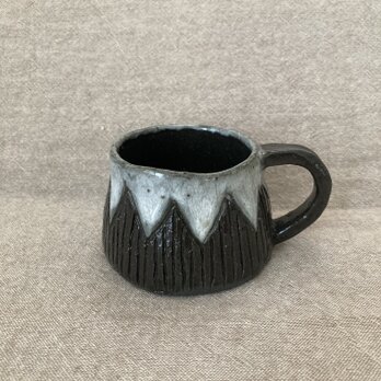 黒富士山コーヒーカップ