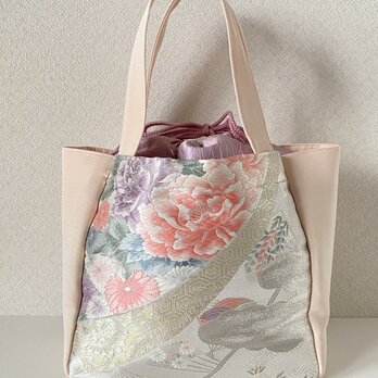 　帯バッグ〜あおり巾着トートバッグ〜　