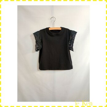 ◉sale◉　[65-2] le T-shirt à manches en dentelle [キッズ商品]