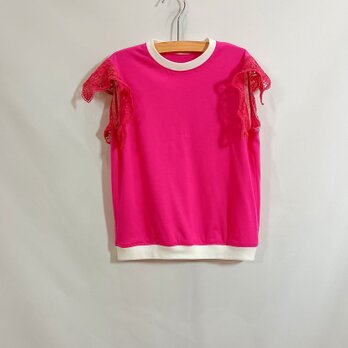 [65-4] le T-shirt à manches en dentelle [キッズ商品]