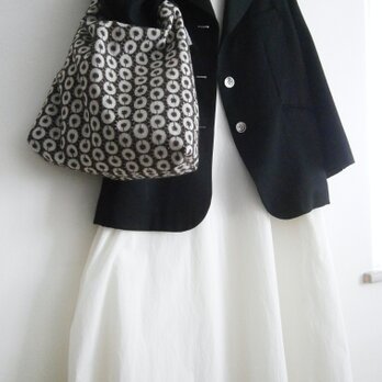 花刺繍×CottonLinen ShoulderBag