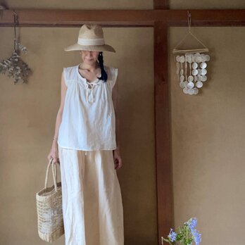 Double Cotton Shiori Maxi Skirt / ダブルコットンマキシースカート