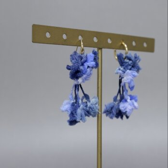 インディゴブルー ピアスorイヤリング