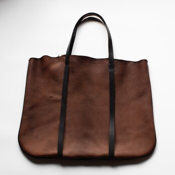 鹿革トートバッグ　A3サイズ対応レザートート