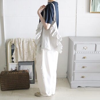 くたくたバッグ/コットンリネン ライトグレー