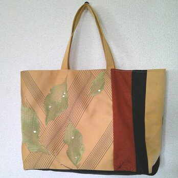 帯地リメイク　トートバッグ　　　949