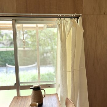 暮らしを包む 白リネン（180×180cm）