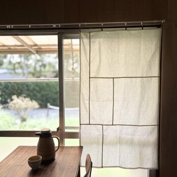 日だまりのリネンクロス　白色（120×70cm）