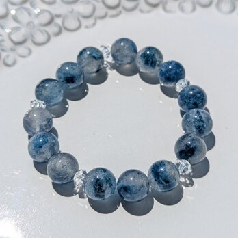 ✨スコルザライトインクォーツ&クリアクォーツのブレスレット✨《理想の現実を創るために思考と意志を整える》