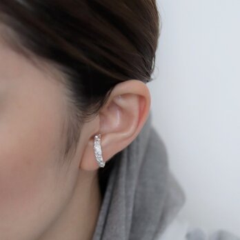 Shimmer[軽量3way] silver925イヤーカフ リング片耳用