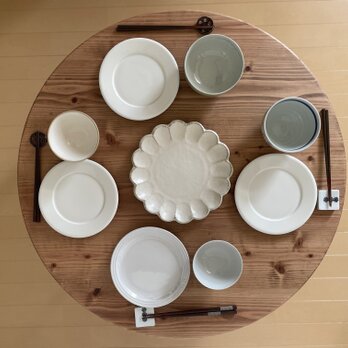 直径80センチ　3〜4人用折りたたみちゃぶ台