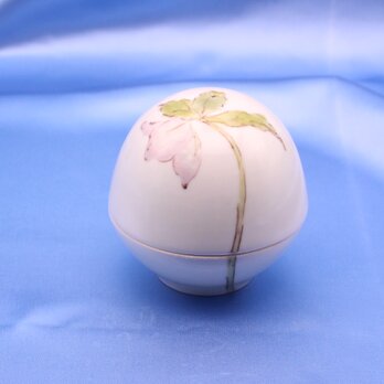 クリスマスローズの陶筥