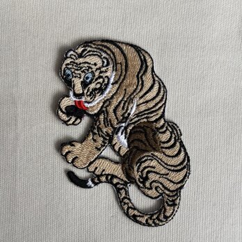 刺繍ワッペン■伊藤若冲■虎図■浮世絵