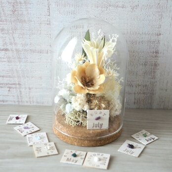 「誕生日プレゼント」 誕生月の天然石 -natural white-