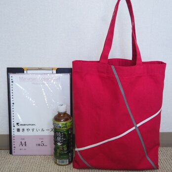 裏無し手提げ袋(テープライン/ガーネット)　71