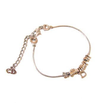 80s Christian Dior Logo Simple Design Bracelet