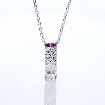 《国産宝石》Sv925 クォーツペンダント 1.12ct