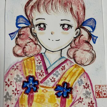 可愛い着物姿を