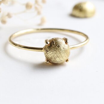 隕石 ゴールドリング｜ムオニナルスタ隕石 指輪・希少石ジュエリー ―宇宙からの贈り物― — Space —