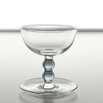 【KARHULA-IITTALA】ボールステムのデザートボウル（ブルー）