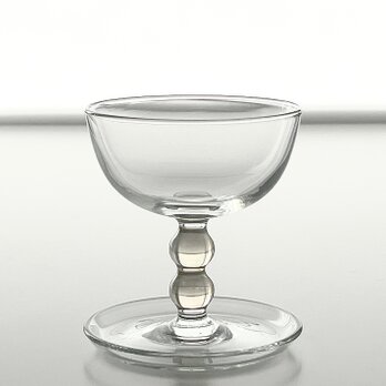 【KARHULA-IITTALA】ボールステムのデザートボウル（アンバー）