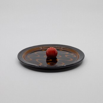 【飴釉】お香立て -Wavy-