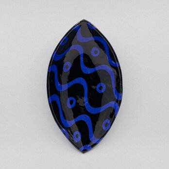 【コバルト釉】舟形鉢 -TATEWAKU-