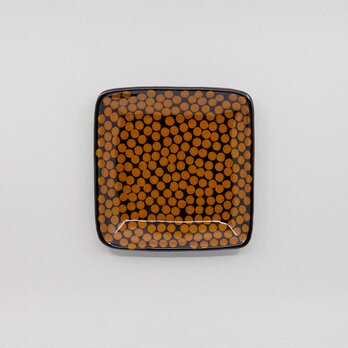 【飴釉】四角皿(大) -HACHINOSU-