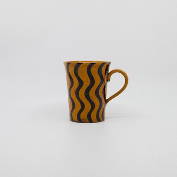 【飴釉】コーヒーカップ -Wavy-