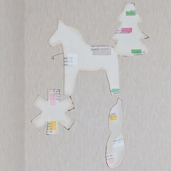 紙のモビール：クリスマス