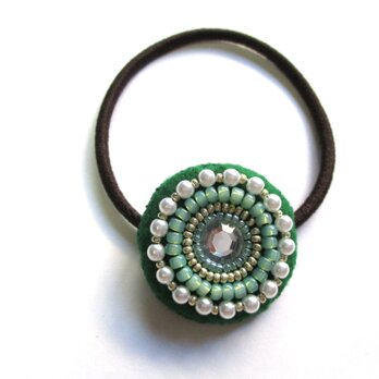 ビーズ刺繍ヘアゴムの通販 | iichi 日々の暮らしを心地よくする
