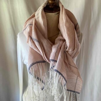 リトアニア リネン　ストール　P&W　#2508