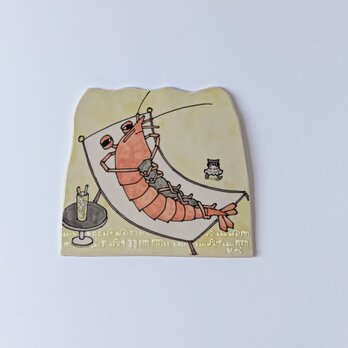 タイルの動物図鑑　エビ