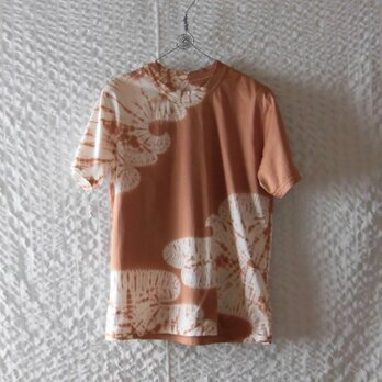 【縫い巻き上げ絞りTシャツ】＊セピア雲＊