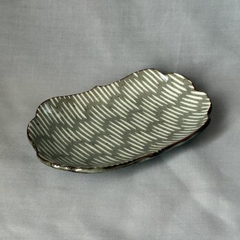 オーバル型 稜花長皿