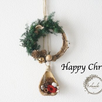 【2026年新作】小さなクリスマスリースの壁飾り