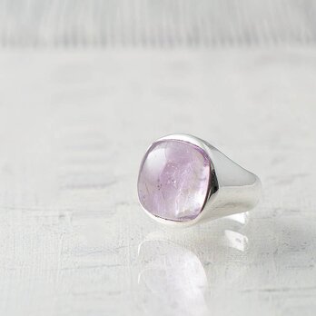 Délice carré（デリス・カレ）アメジストのシルバーリング