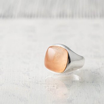 Délice carré（デリス・カレ）レッドルチルクォーツのシルバーリング