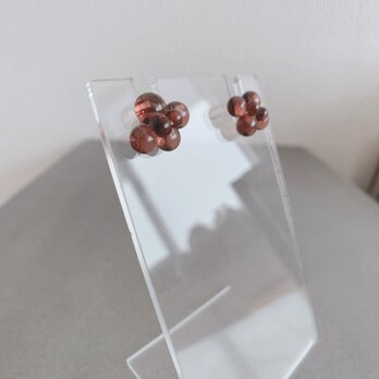 粒々ガラスピアス