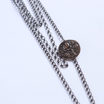 【ネックレス】BLACK　ROSE